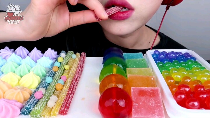 Most Popular Food | ASMR | Rainbow Party 🥳 | Full-HD | 1080p