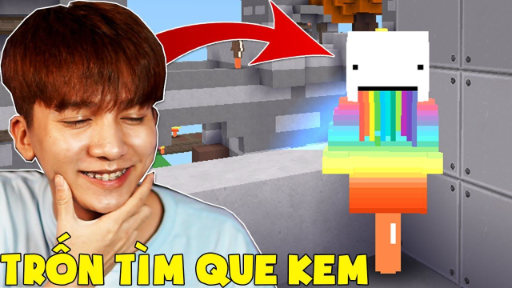 T GAMING VÀ NHỮNG QUE KEM KÌ LẠ _TRÒ CHƠI TRỐN TÌM BIẾN THÀNH QUE KEM TRONG MINI WORLD
