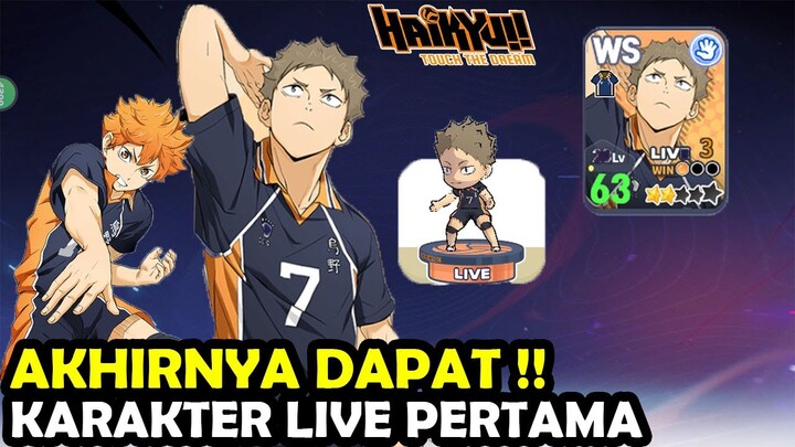 FREE Character LIVE Hisashi Kinoshita !! Apakah Bagus Atau Jelek ? - Haikyuu!! Touch The Dream