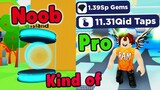 🙋‍♂️Noob to Pro😎 in less than a day Roblox Tapping Simulator (Heaven World)