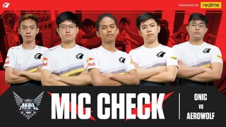 MIC CHECK ONIC VS AEROWOLF MPL SEASON 6