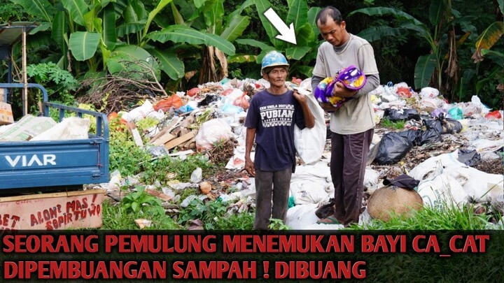 SEORANG B4Y1 DI BUANG DI PEMBUANGAN SAMPAH, OLEH ORANG TUANYA, KARNA TERLAHIR C4_CAT !!!
