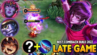 HOW TO COUNTER ANNOYING META HEROES USING DYRROTH! | COMEBACK🔥BEST ONE SHOT BUILD 2022 MLBB