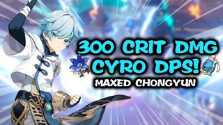 AMAZING 4 STAR DMG WITH NEW CRYO SET! Shenhe & Chongyun Crazy DPS Showcase | Genshin Impact