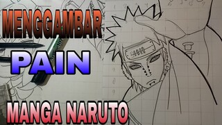 menggambar pain manga naruto