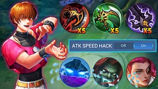 NEW META!! DYRROTH 5X STACK BUILD🔥(ATK SPEED HACK!!) DYRROTH BEST BUILD | MLBB