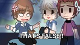 THAT'S FALSE!! | meme | haikyuu 🧡 | shiratorizawa 🦅 | Semishira | ft, Tendo and Semi's kitten ✨