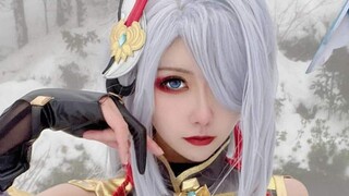 [cosplay] mặt đồ thừa vải ra trời tuyết rất ấm.