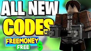 All *Codes* Working in Untitled Attack On Titan Roblox 2021! [FREECOINS]