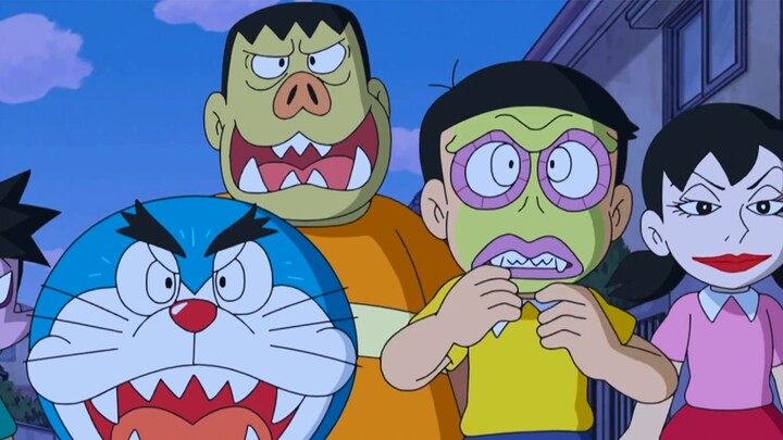 Doraemon: Untuk mengikuti kompetisi uji keberanian, Nobita dan yang lainnya berubah menjadi monster,