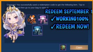 REDEEM CODES/ SEPTEMBER 1  2020/ REDEEM NOW!