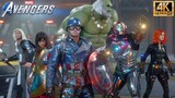 The Avengers vs MODOK with Comic Book Outfits #4 - Marvel's Avengers Game (4K 60FPS)