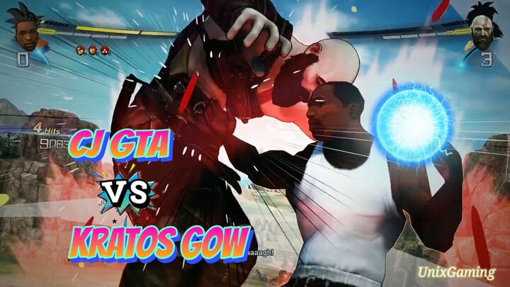 Pertarungan Maut CJ Gta Vs Kratos God Of War, Siapa Terkuat?