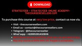 Strategyzer – Strategyzer Online Academy - Thecourseresellers.com
