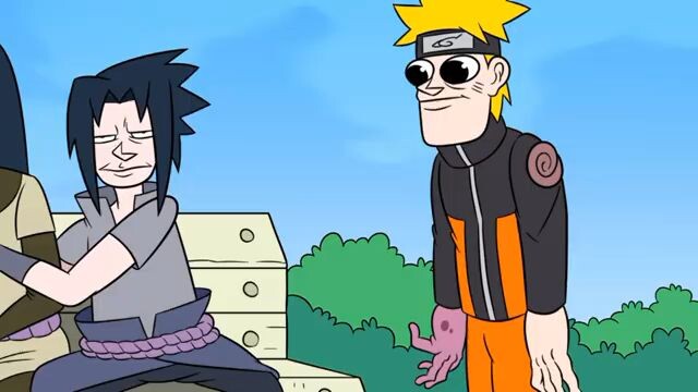 Sasuke and Naruto Dattebayo