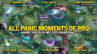 PANIC MOMENTS OF RRQ HOSHI WHEN AGAINST TO A PHILIPPINE TEAM - RSG PH vs RRQ HOSHI MSC GRANDFINALS