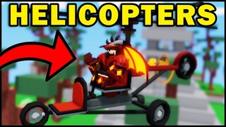 NEW HELICOPTERS  + KIT GIVEAWAY... (Roblox Bedwars Update)