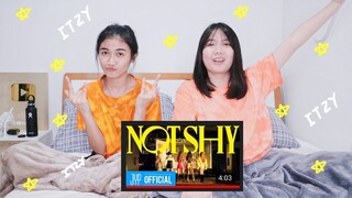 Reacting to ITZY's 'Not Shy' MV - Maimai Lampos & Pam Swing