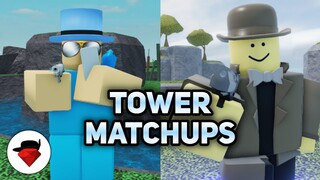 Tweeter vs Businessman | Tower Matchups | Tower Battles x Tower Blitz [ROBLOX]