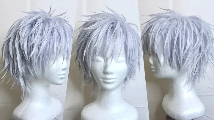 Satoru Gojo Cosplay Wig | 五条悟の髪型再現してみた | JUJUTSUKAISEN | 呪術廻戦 Tutorial