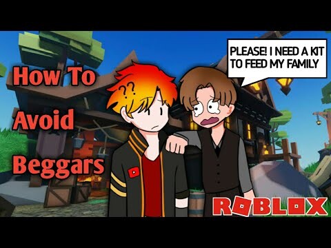 HOW TO AVOID BEGGARS IN ROBLOX BEDWARS (funny?)