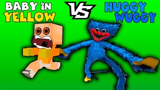 Monster School : Baby in Yellow vs Huggy Wuggy Poppy Play Time Challenge