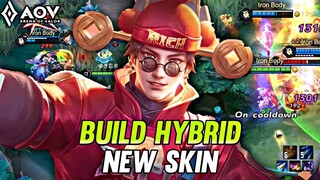 AOV : NEW SKIN VALHEIN FORTUNE BRINGER | BUILD HYBRID - ARENA OF VALOR