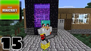 MiniCraft Offline Survival Gameplay Walkthrough Part 15 - Nether Portal