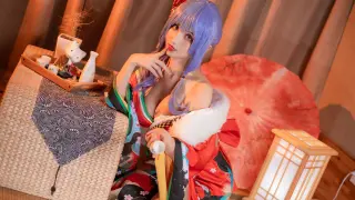 "Cosplay Treasure Beauty" rioko Ryoko St. Louis wears a kimono and still licks!