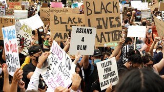 Asian Americans Protest for Black Lives Matter | Downtown Los Angeles