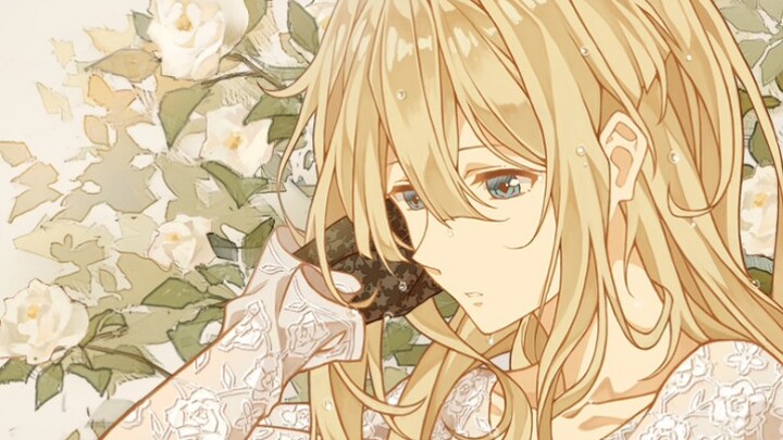 Album lukisan asli Violet Evergarden