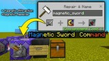 How to make a Magnet Sword in Minecraft using Command Block Tricks