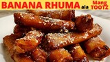 BANANA RHUM-A ala Mang Tootz | Banana Rhuma | Ang Turon Na Patok Sa Tomasino | STREET FOOD | TURON