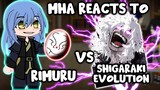 MHA/BNHA Reacts To Rimuru Tempest VS. Shigaraki Evolution || Gacha Club ||