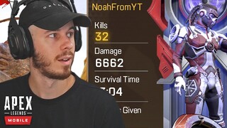 I DROPPED A 32 BOMB IN APEX LEGENDS MOBILE...