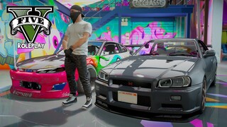 DITANTANG BALAPAN !? SKYLINE GTR R34 vs NISSAN SILVIA S15 !! GTA V ROLEPLAY