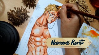 Drawing with water colour