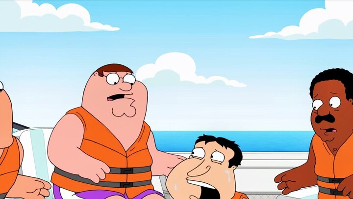 Family Guy: Ah Q was attacked by a shark, and a great god fell