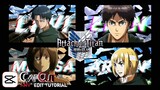 Attack On Titan Edit Cool "AMV" Glass Break Capcut Anime Edit Tutorial