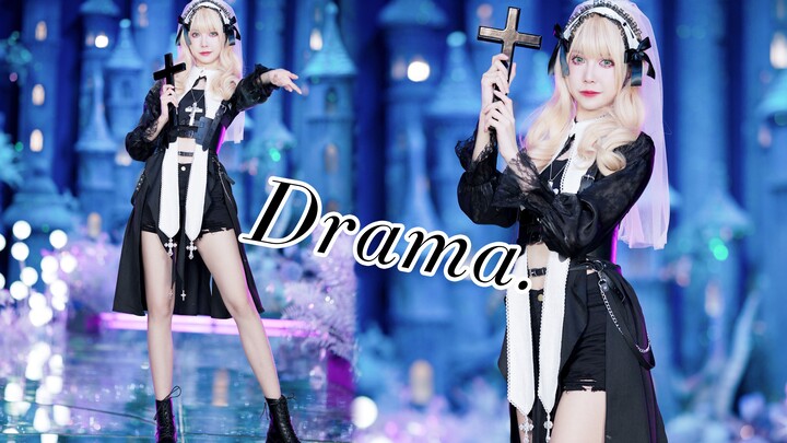 [Phoebe cosplay] Blonde-haired nun with blue eyes ✝️ aespa-Drama