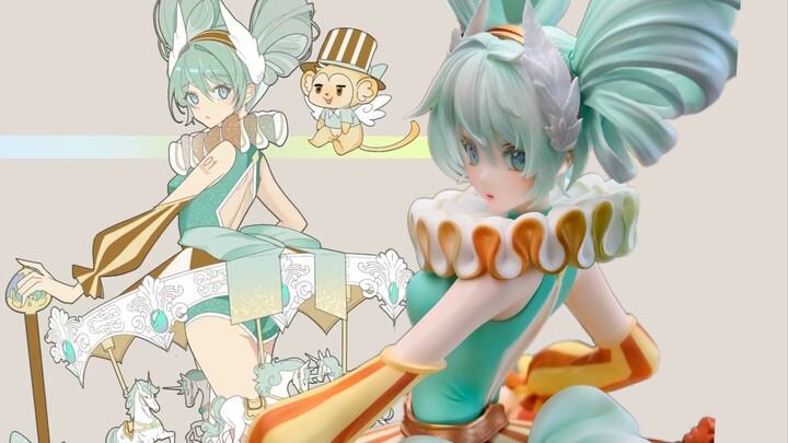 『Merry-go-round Hatsune Miku Paint』 รูปภาพจะกลายเป็นรูปจำลองได้ด้วยการคลิกเพียงครั้งเดียว——