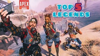 TOP 5 LEGENDS | APEX LEGENDS MOBILE