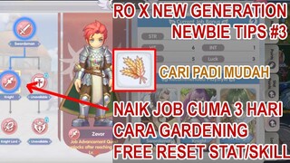 CARA GARDENING, NAIK JOB CEPAT, ODIN BLESSING #TIPS PART 3 - Ragnarok X Next Gen