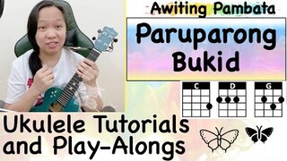 ParuParong Bukid| Awiting Pambata | Traditional Filipino Song | Ukulele Tutorial PlayAlong