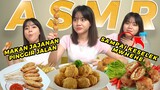 ASMR JAJANAN PINGGIR JALAN !! SAMPAI KESELEK BAKSO CRISPY HAHAH