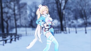 【踏雪傻猫，正义执行！】 好き！雪！本気マジック|MMD