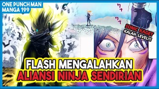 EFEK SAITAMA!!! Flashy Flash Mulai OVERPOWER, Bahkan Sonic pun Kalah Level!! (Manga OPM 199)