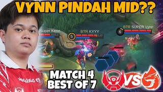 PERPINDAHAN VYN KE MID IMPACT YG SANGAT BESAR BUAT BTR?? BTR VS AURA MATCH 4