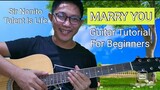 MARRY YOU | Guitar Tutorial for Beginners