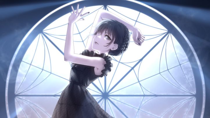 Wednesday Addams as an Anime Girl}}} - Free animated GIF - PicMix